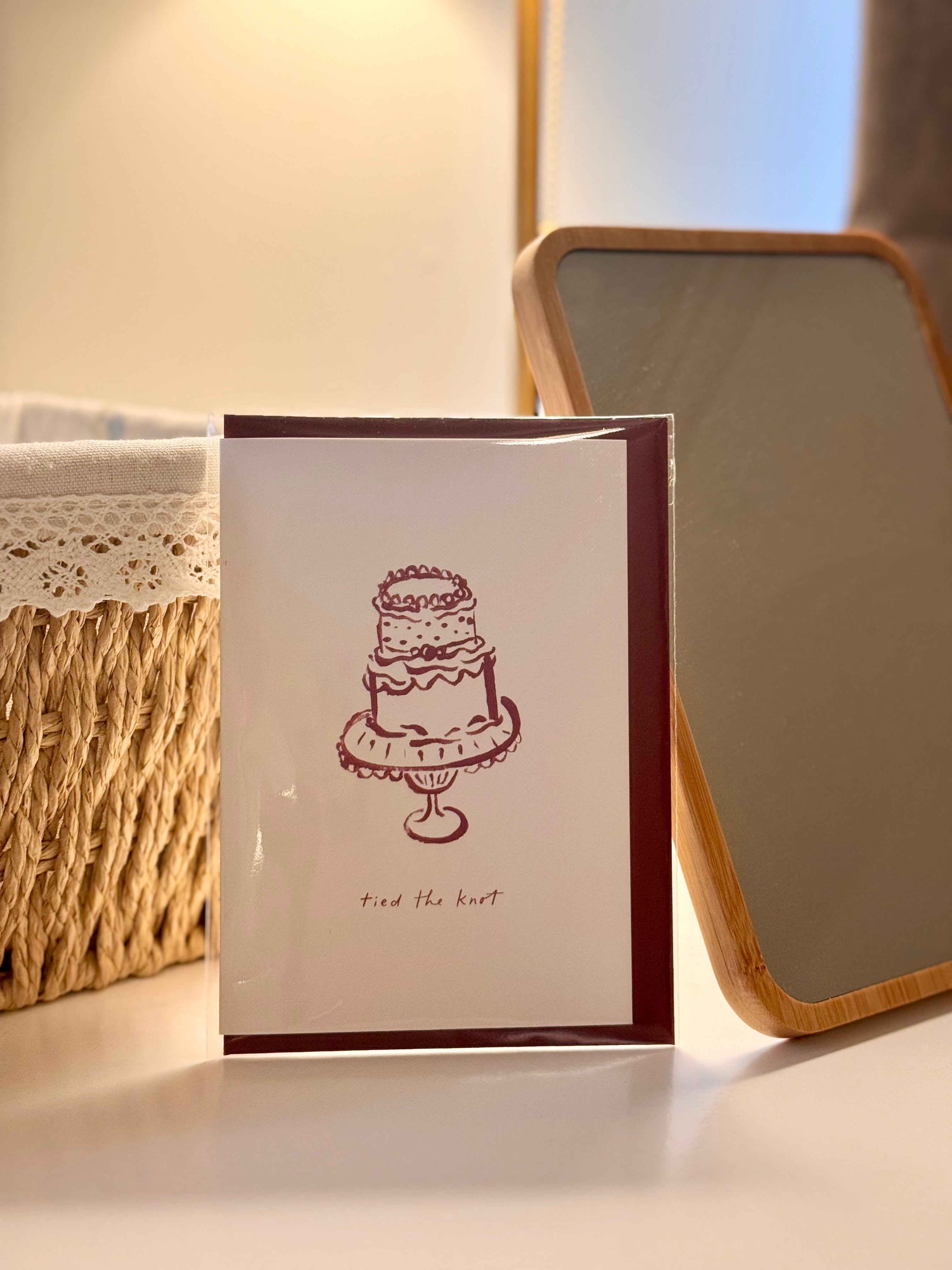 ‘Tied The Knot’ Greetings Card