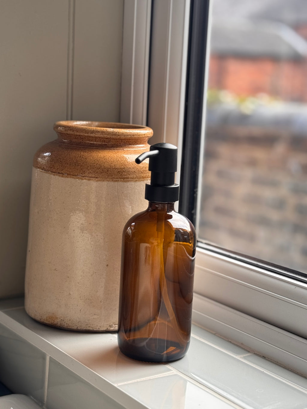 Glass Soap Dispenser