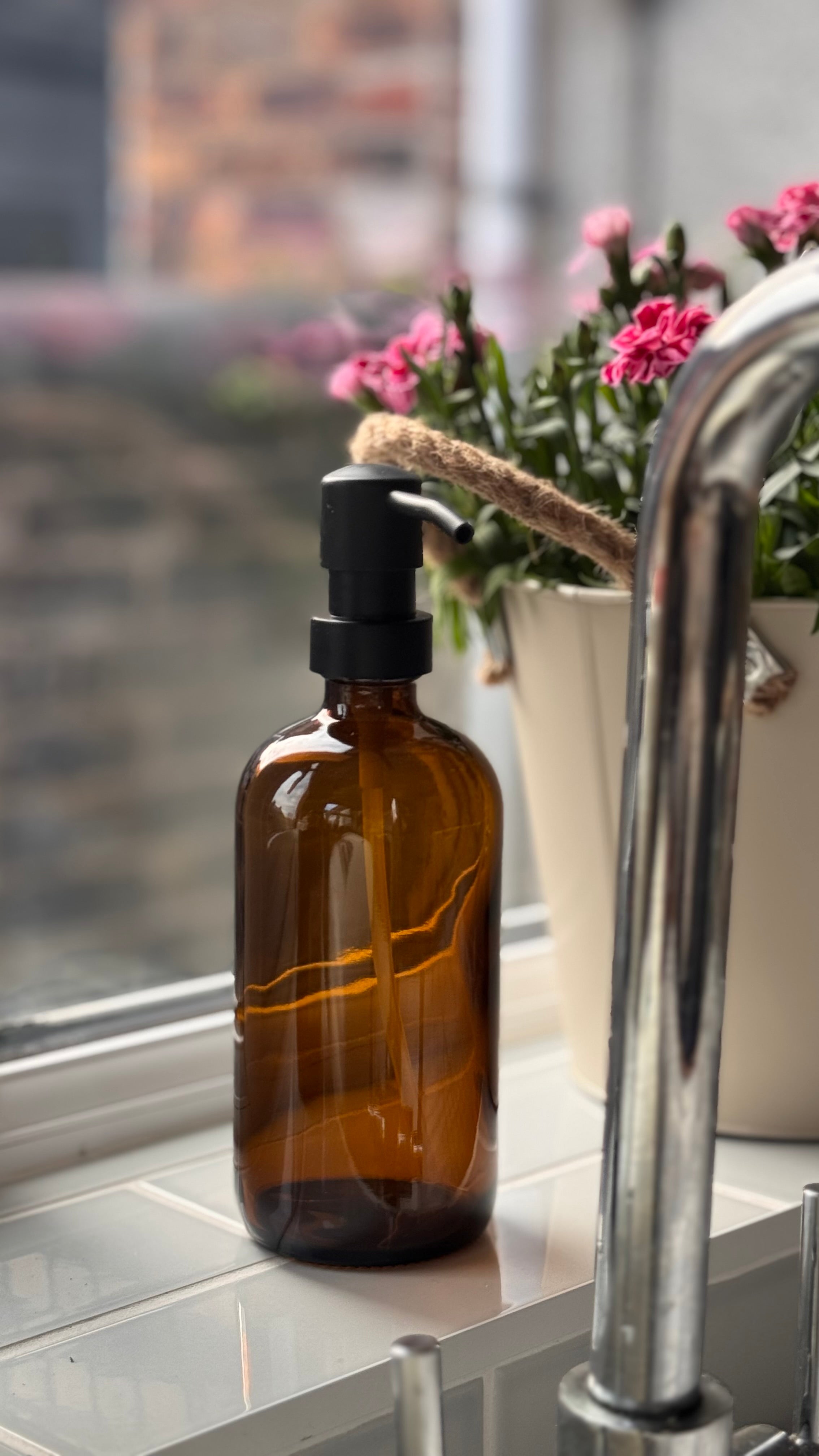 Glass Soap Dispenser