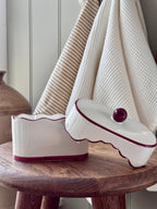 Ceramic Dish Candle- French Linen & Orris