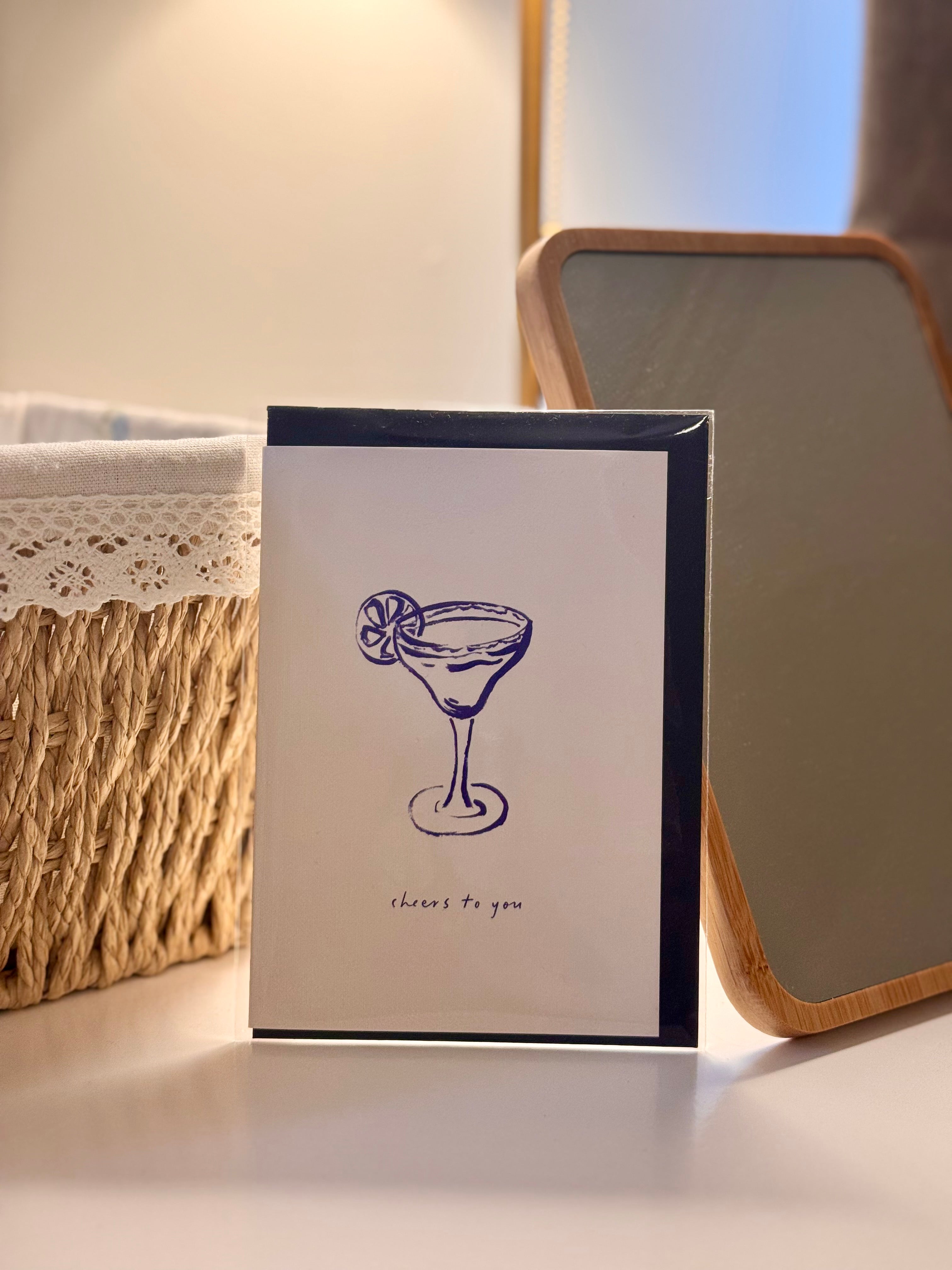 ‘Cheers To You’ Greetings Card