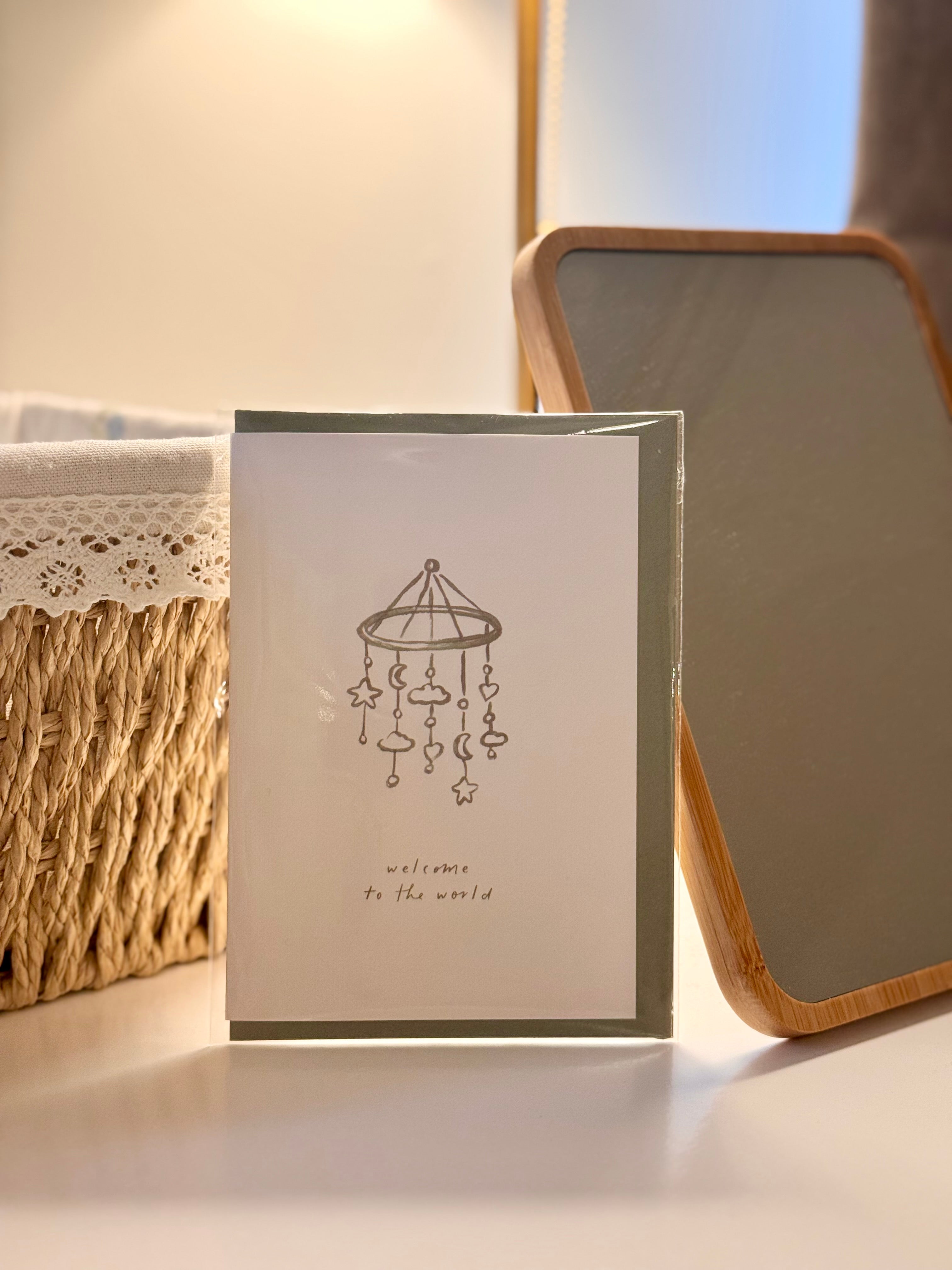 ‘Welcome To The World’ Greetings Card