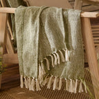 Woven Throw - Moss