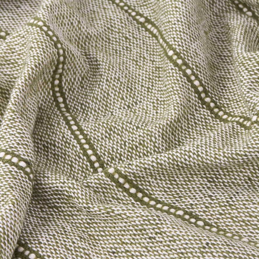 Woven Throw - Moss